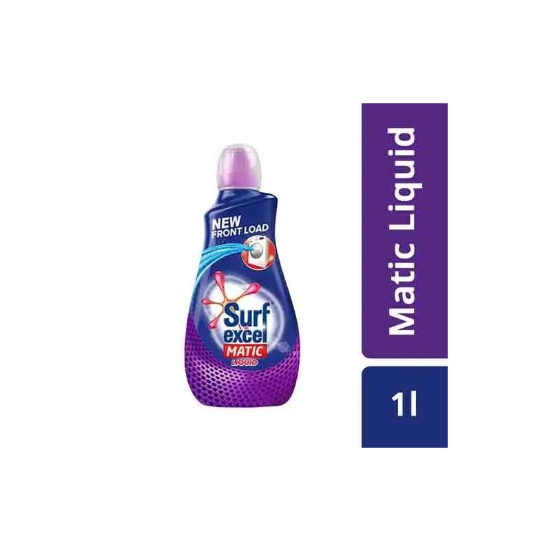 Surf Excel Liquid Detergent Matic, Front Load, 1 L